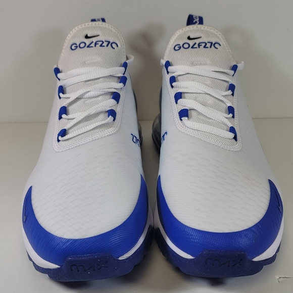 Nike Shoes Nike Air Max 27 Golf Shoes White Racer Blue Black Mens